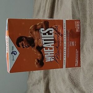 Wheaties Cereal box with Muhammed ali on it